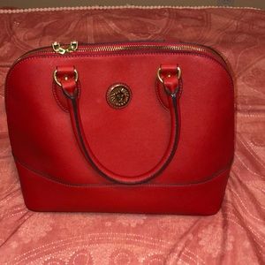 Red Anne Klein handbag